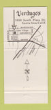 Matchbook Cover - Verdugo's Restaurant Santa Ana CA 30 Strike