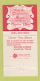 Matchbook Cover - Massa's Seafood Steak Houston TX 30 Strike