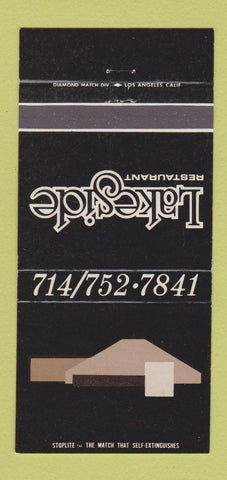 Matchbook Cover - Lakeside Restaurant Newport Beach CA 30 Strike