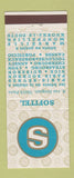 Matchbook Cover - Sofitel Hotels Paris  30 Strike