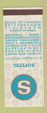 Matchbook Cover - Sofitel Hotels Paris  30 Strike