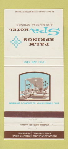 Matchbook Cover - Palm Springs Spa Hotel CA 30 Strike