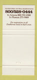 Matchbook Cover - Doubletree Hotel Dallas Seattle WA Phoenix Tucson AZ 30 Strike