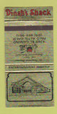 Matchbook Cover - Dinah's Shack Palo Alto CA 30 Strike