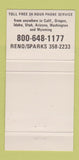 Matchbook Cover - Nugget Casino Reno NV General Store 30 Strike