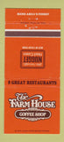 Matchbook Cover - Nugget Casino Reno NV Farm House Coffee Shop 30 Strike
