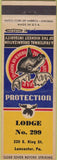 Matchbook Cover - Matchbook Cover Moose Lodge Lancaster PA