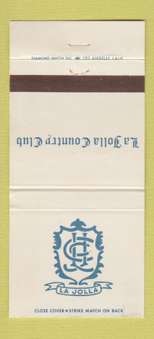 Matchbook Cover - La Jolla Country Club CA 30 Strike