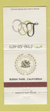 Matchbook Cover - Los Coyotes Country Club Buena Park CA 30 Strike