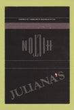 Matchbook Cover - Hilton Juliana'sSydney Australia SAMPLE 40 Strike