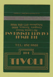 Matchbook Cover - Tivoli Cabaret Restaurant Australia SAMPLE Gregory  40 Strike