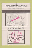 Matchbook Cover - Robert's Woolloomooloo Bay SAMPLE 40 Strike