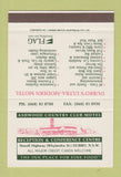 Matchbook Cover - Ashwood Country Club Dubbo Australia SAMPLE 40 Strike