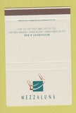 Matchbook Cover - Mezzaluna Restaurant Sydney Australia SAMPLE 40 Strike