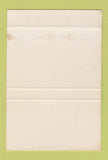 Matchbook Cover - Foster's Beer Australia SAMPLE 40 Strike