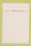 Matchbook Cover - Happy Skiing Australia SAMPLE crude joke 40 Strike