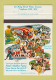 Matchbook Cover - Pete's Hall of Fame Sports Bar Toronto ON 40 Strike