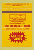 Matchbook Cover - Quartz Heaters Milford CT 40 Strike