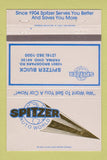 Matchbook Cover - Spitzer Auto World Parma OH 40 Strike