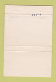 Matchbook Cover - Bed Clotehs by Wamsutta New York City 40 Strike