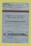 Matchbook Cover - Marvin Engineering Inglewood CA 40 Strike