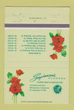 Matchbook Cover - FTD Flowers Stephenson's Harrisburg PA 40 Strike