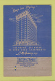 Matchbook Cover - Le Claire Hotel Moline IL Top Hat Jug 40 Strike