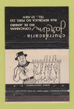 Matchbook Cover - Churrascaria Jardim Copacabana Rio De Janeiro Brazil 40 Strike