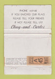 Matchbook Cover - Paradise Restaurant Acapulco Mexico 40 Strike