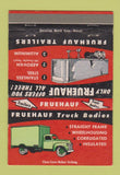 Matchbook Cover - Fruehauf Truck Bodies trailers 40 Strike