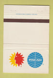 Matchbook Cover - Pan Am American Airlines DISPLAY 40 Strike