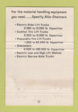 Matchbook Cover - Allis Chalmers Fork Lifts Regina Saskatoon SK 40 Strike