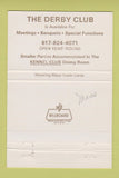 Matchbook Cover - Raynham Dog Racing Brockton MA 40 Strike