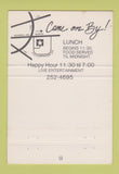 Matchbook Cover - Neigborhood Uptown John's Atlanta GA 40 Strike