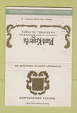 Matchbook Cover - Kuppenheimer Men's Clothes Kankakee IL WEAR 40 Strike