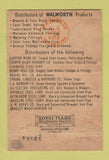 Matchbook Cover - Herman Goldner Philadelphia PA pipe valve 40 Strike