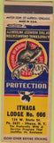 Matchbook Cover - Matchbook Cover Moose Lodge Ithaca NY