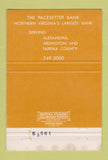 Matchbook Cover - United Virginia Bank Alexandria Arlington VA 40 Strike