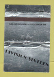 Matchbook Cover - Division Sixteen Boston MA WEAR 40 Strike