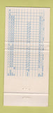 Matchbook Cover - La Jolla Country Club CA 30 Strike