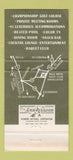 Matchbook Cover - Pala Mesa Golf Club Lodge Fallbrook CA 30 Strike