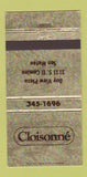 Matchbook Cover - Cloisonne San Mateo CA 30 Strike