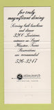 Matchbook Cover - Courtlandts Restaurant Houston TX 30 Strike