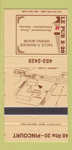 Matchbook Cover - Salle A Manger Dining Room  30 Strike