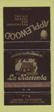 Matchbook Cover - Applewood Restaurant Tavern Mississauga ON WEAR 30 Strike