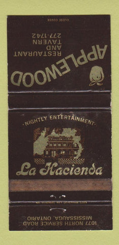 Matchbook Cover - Applewood Restaurant Tavern Mississauga ON WEAR 30 Strike