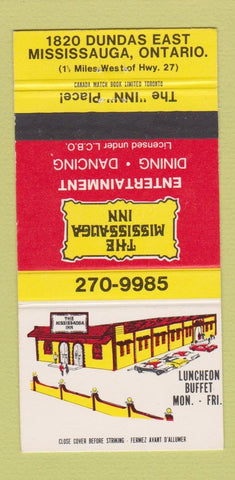 Matchbook Cover - Mississauga Inn ON 30 Strike