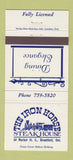 Matchbook Cover - The Iron Horse Steak House Brantford ON 30 Strike
