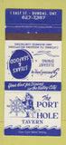 Matchbook Cover - Port Hole Tavern Dundas ON 30 Strike