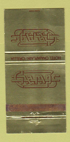 Matchbook Cover - Champs Hotel Champlain Orillia ON WEAR 30 Strike